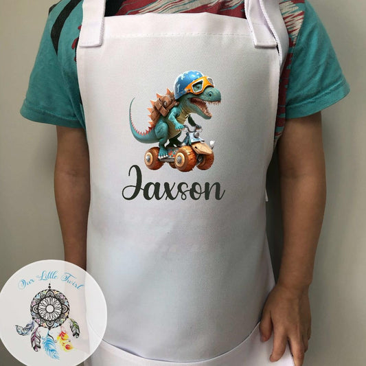 Dinosaur  kids apron