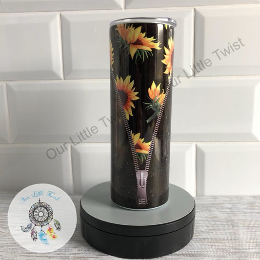 Sunflower Zip Tumbler