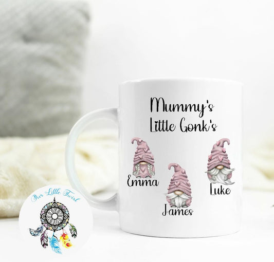 Personalised Gonk/ Gnome Mum Gift/Mug/Nannie/Grandma